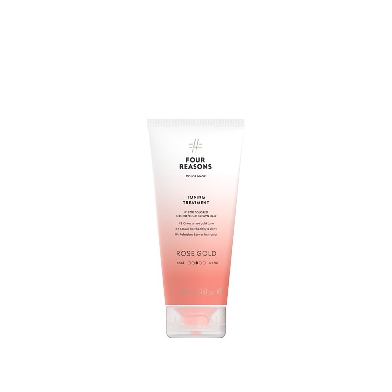 Four Reasons Color Mask Toning Treatment Rose Gold 200ml Beautyshop